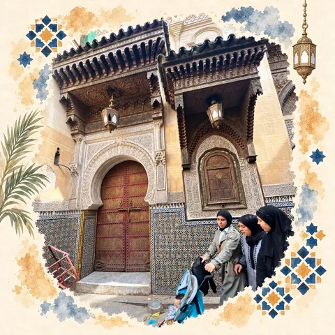 درب تاریخی در شهر فز